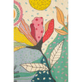 Carte en bois giant flowers 1 W