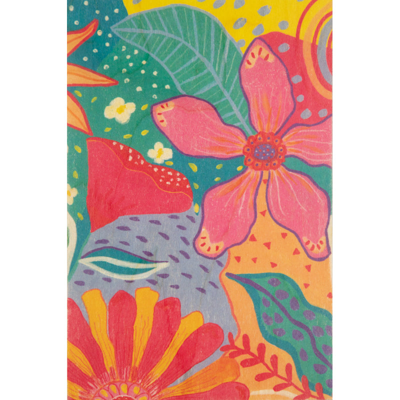 Carte en bois giant flowers 2 W