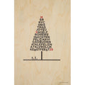 Carte en bois greetings 2 FB sapin W