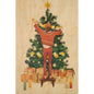 Carte en bois greetings 2 HM Noel W