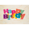 Carte en bois greetings 2 YA HB W