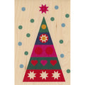Carte en bois greetings 3BL color tree W
