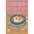 Carte en bois greetings 3CA eggs W