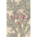 Carte en bois greetings 3CG love W