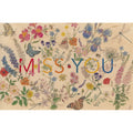 Carte en bois greetings 3CG miss you W