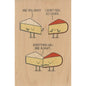 Carte en bois greetings 3MO gouda W