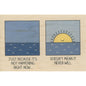 Carte en bois greetings 3MO never will W