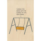 Carte en bois greetings 3MO ups and downs W
