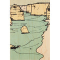Carte en bois holidays coastline W