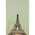 Carte en bois holidays Eiffel W