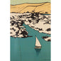 Carte en bois holidays sailing W