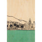 Carte en bois holidays village by the sea W