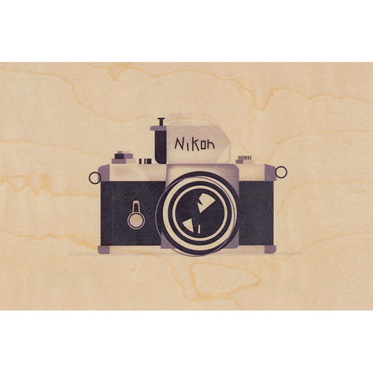 Carte en bois into the wild camera W