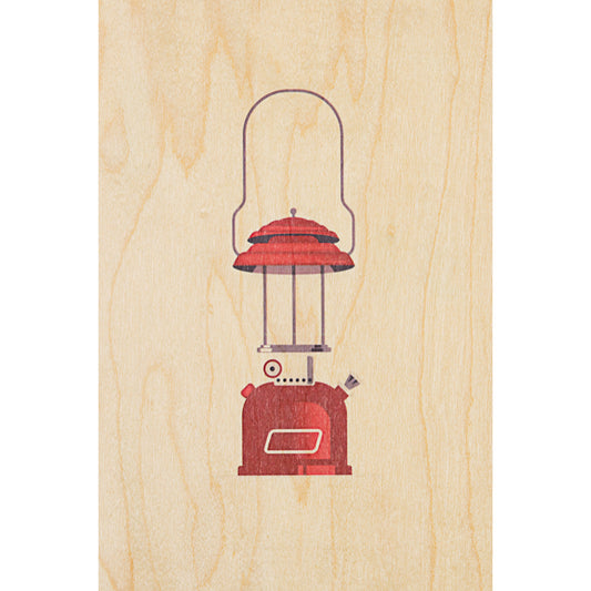 Carte en bois into the wild petrole W