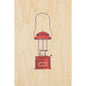 Wood postcard into the wild petrole W