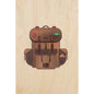 Wood postcard into the wild rucksack W