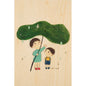 Carte en bois kids 3 raining W