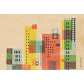 Carte en bois kids buildings W