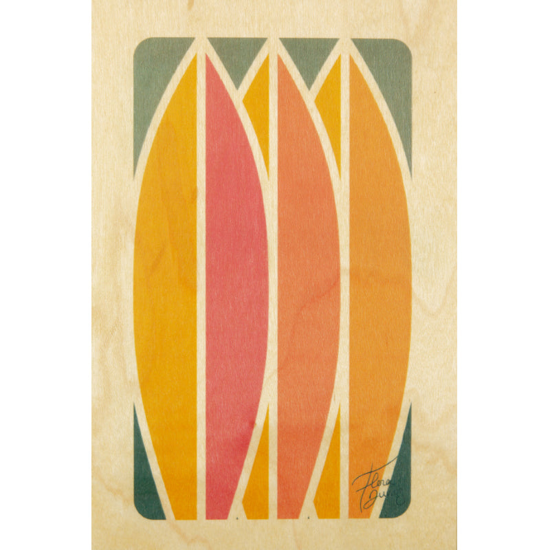 Wood postcard landes boards W