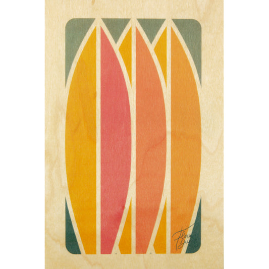 Carte en bois landes boards W