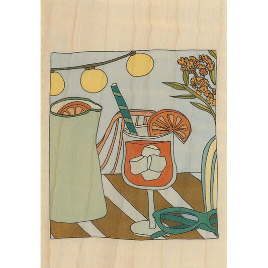 Carte en bois le sud spritz W
