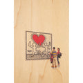 Carte en bois leisure Keith Haring W