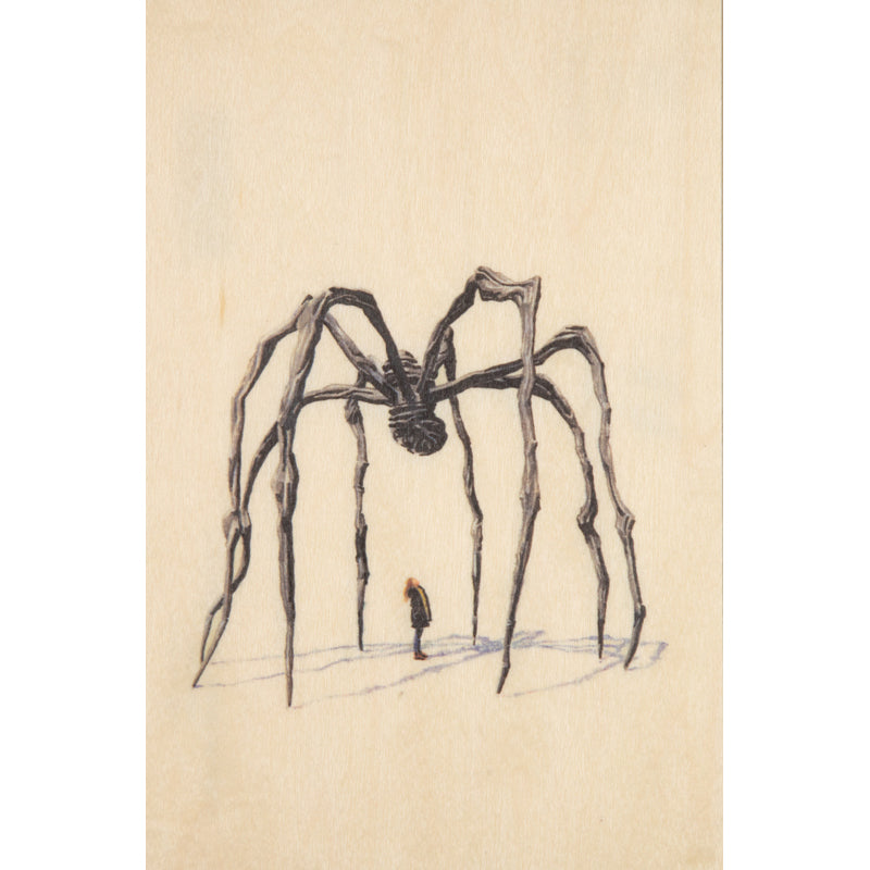 Carte en bois leisure Louise Bourgeois W