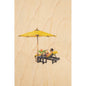Carte en bois leisure à l'ombre W