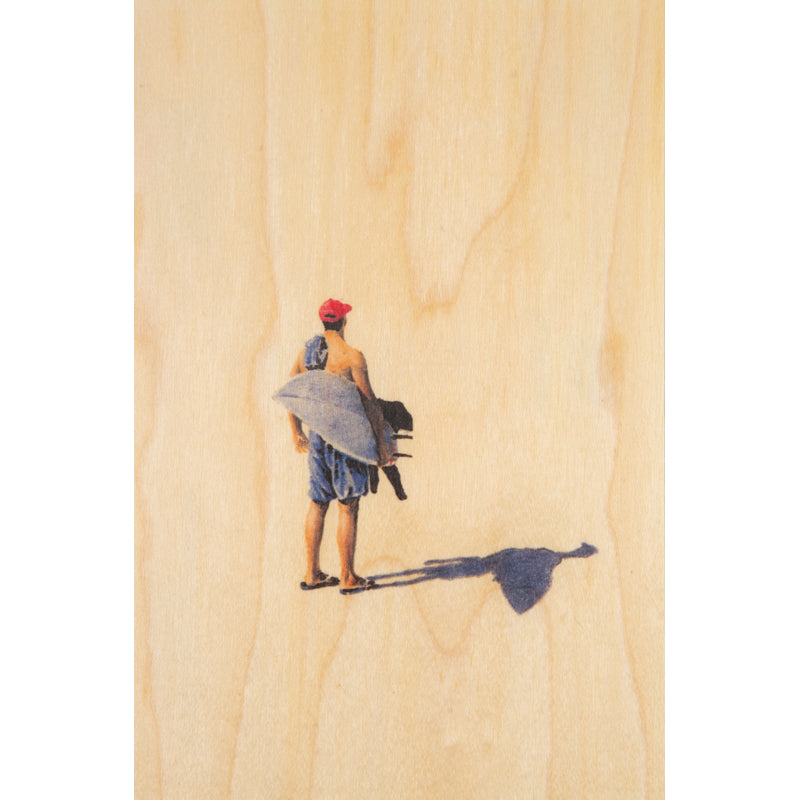 Wood postcard leisure devant soi W