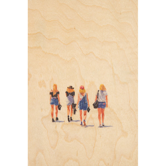 Carte en bois leisure le gang W