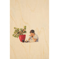 Carte en bois leisure lisant W