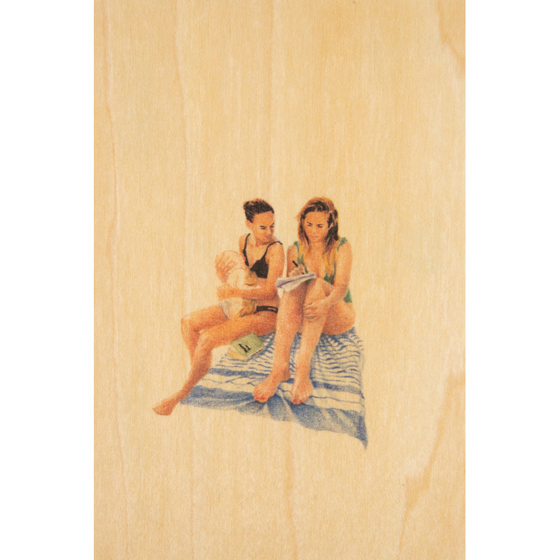 Carte en bois leisure mots fléchés F W