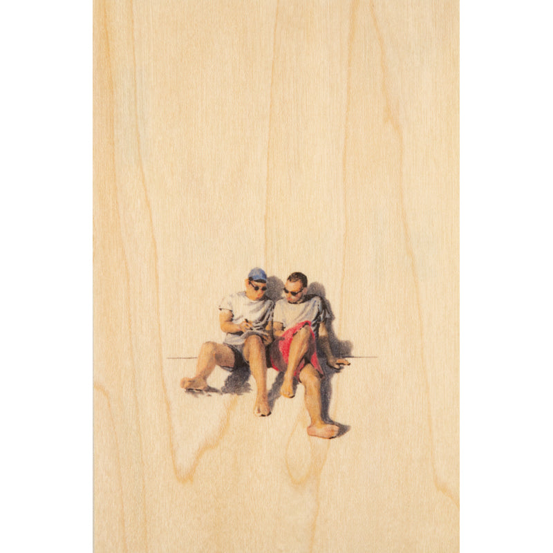 Carte en bois leisure mots fléchés H W