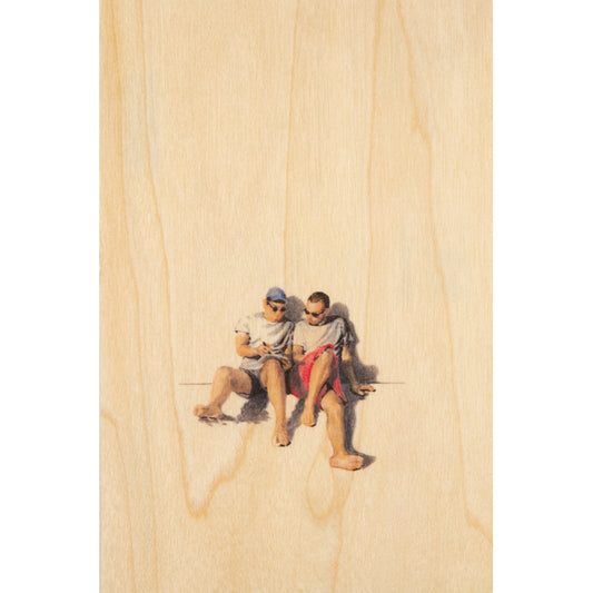 Carte en bois leisure mots fléchés H W