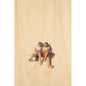 Carte en bois leisure mots fléchés H W