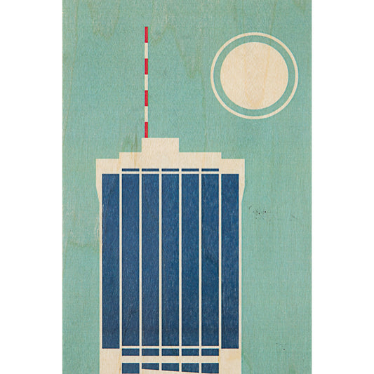Carte en bois Miami biscayne tower W