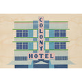 Carte en bois Miami colony W