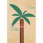 Carte en bois Miami havana W