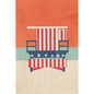 Wood postcard Miami lifeguard W