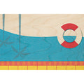 Carte en bois Miami pool W