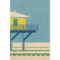 Carte en bois Miami seashore W