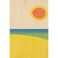 Carte en bois Miami sunset W