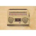 Carte en bois music icons ghetto blaster W