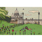 Carte en bois Paris illustré Sacré-Cœur W