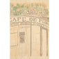 Carte en bois parisian displays flore W