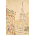 Carte en bois parisian displays Tour Eiffel W
