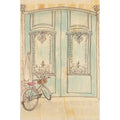 Carte en bois parisian displays velo W