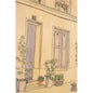 Carte en bois parisian displays violet W