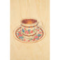 Wood postcard pastries café W