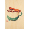 Carte en bois pastries cannelle W
